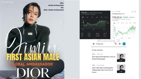 dior stock jimin|French fashion brand DIOR's stock rallies following the house's .